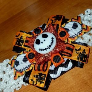 2/$20 Jack Skellington hairbow
